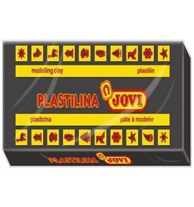 PLASTILINA JOVI 72 350G NEGRO - PLASTILINA-NEGRO-350GR