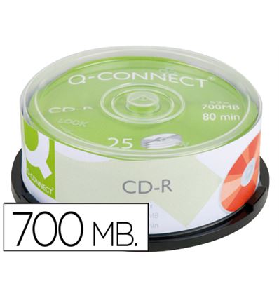 CD Q-CONNECT 700MB 52X 25UD KF00420 - 54738
