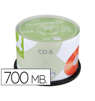 CD Q-CONNECT 700MB 52X 50UD KF00421 - 54739