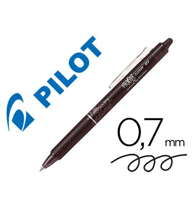 BOLIGRAFO PILOT FRIXION BORRABLE CLICKER NEGRO - 53682