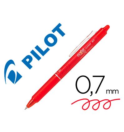 BOLIGRAFO PILOT FRIXION BORRABLE CLICKER ROJO - 53684