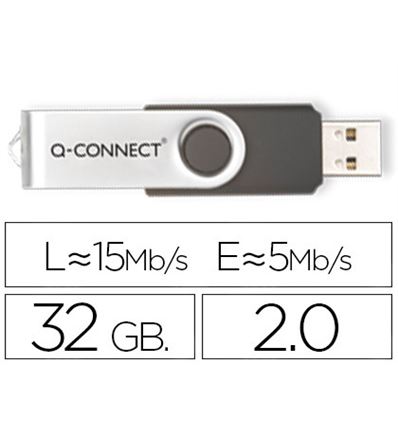 MEMORIA USB Q-CONNECT 2.0 32GB - 54638G