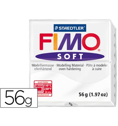 PASTA STAEDTLER FIMO SOFT 57G BLANCO - 54650