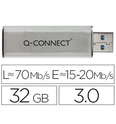 MEMORIA USB Q-CONNECT FLASH 32 GB 3.0 - 75566G
