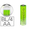 PILAS Q-CONNECT ALCALINAS 4UD AA - 33649G