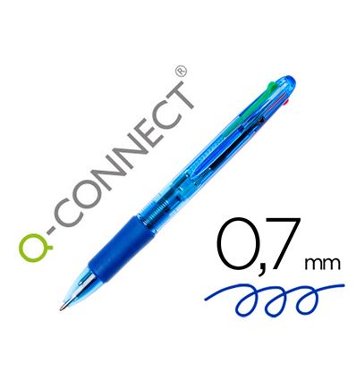 BOLIGRAFO Q-CONNECT 4 COLORES - 38017G