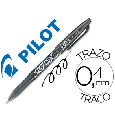 BOLIGRAFO PILOT FRIXION BORRABLE NEGRO - 37565G