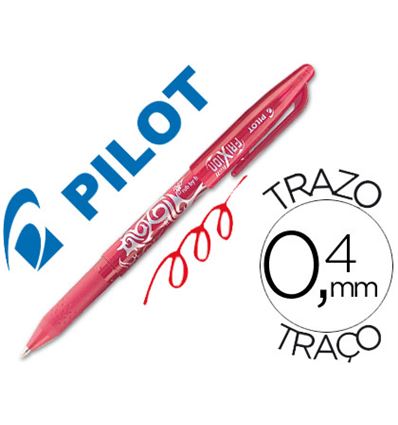 BOLIGRAFO PILOT FRIXION BORRABLE ROJO - 37566G