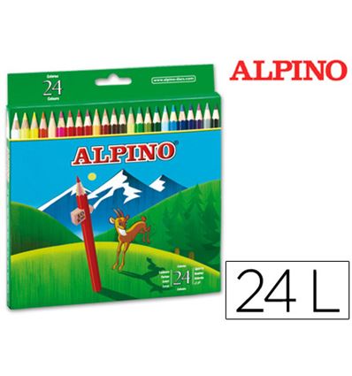 LAPIZ COLOR ALPINO 24 COLORES - 28329G