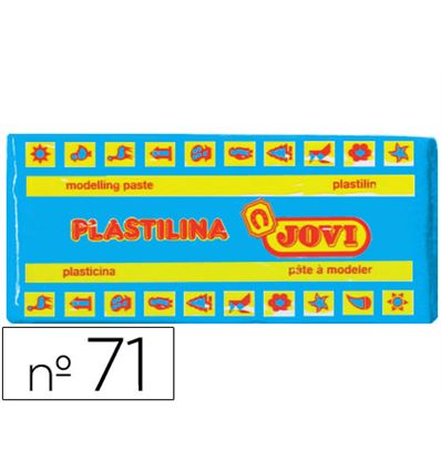 PLASTILINA JOVI 71 150G AZUL CLARO - 22134G
