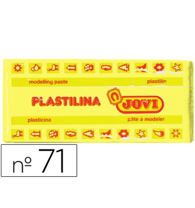 PLASTILINA JOVI 71 150G AMARILLO CLARO - 22136G