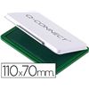 TAMPON Q-CONNECT N.2 110X70 MM VERDE - 150748G