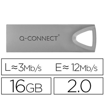 MEMORIA USB Q-CONNECT FLASH PREMIUM 16 GB 2.0 - 150862G