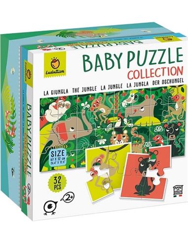Puzzles doble cara animales jungla - PUZZLE-DOBLE-CARA-JUNGLA