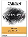 Bloc bristol canson graduate a3 20h 180gr - 14810384