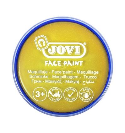 Maquillaje crema metalizado face paint amarillo - FACE-PAINT-JOVI-AMARILLO