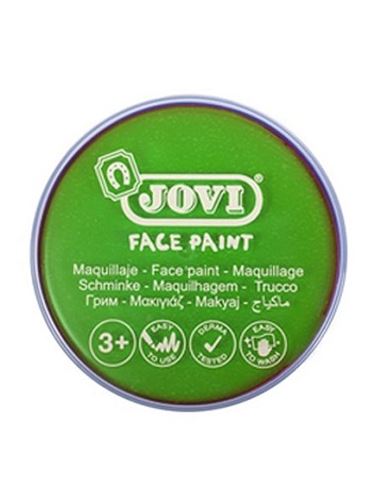 Maquillaje crema metalizado face paint verde - FACE-PAINT-JOVI-VERDE