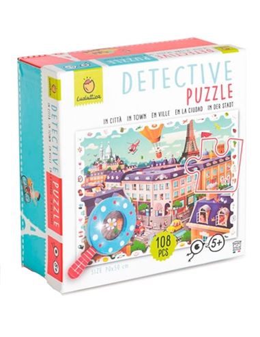 Detective puzzle la ciudad 108 pzas. - PUZZLE-DETECTIVE-CIUDAD
