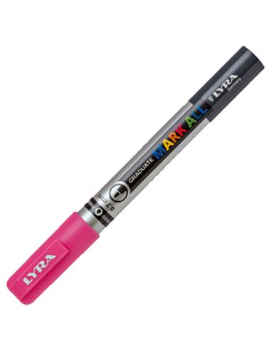 Rotulador lyra mark all rosa 0.7mm - LYRA-MARK-ALL-07MM-ROSA
