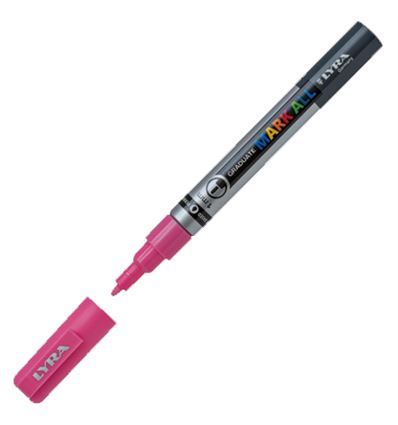 Rotulador lyra mark all rosa 1mm - LYRA-MARK-ALL-1MM-ROSA
