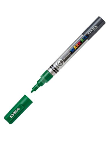 Rotulador lyra mark all verde savia 1mm - LYRA-MARK-ALL-1MM-VERDESAV