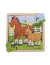 Puzzles bandeja mamas y bebes 16 piezas caballos - PUZZLE-CABALLOS-879492