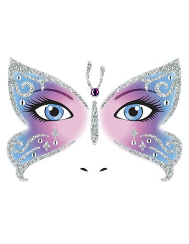 Maquillaje adhesivo face art mariposa - MAQUILLAJE-ADHESIVO-MARIPOSA-9515308