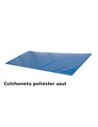 Colchoneta poliester azul 200x100x15 cm. - COLCHONETA-POLIESTER-AZUL-200x100x15-370094AA