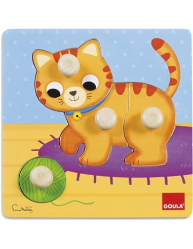 Puzzle pequeños animales gato - PUZZLE-PEQUEÑOS-ANIMALES-GATO-45553053