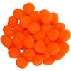Pompones mondi mediano 25mm 50ud naranja - POMPONES-MONDI-MEDIANO-25MM-NARANJA-6420049