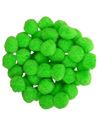 Pompones mondi mediano 25mm 50ud verde - POMPONES-MONDI-MEDIANO-25MM-VERDE-6420050