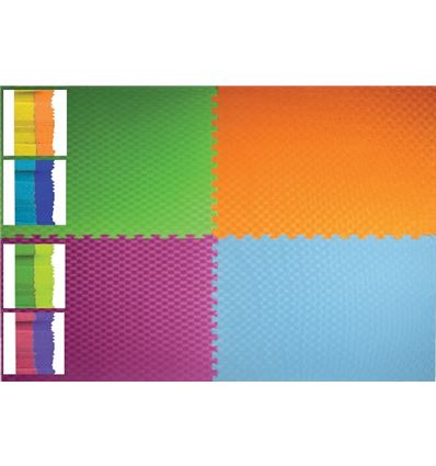 Baldosa puzzle bicolor 100x100x2 cm - 370866