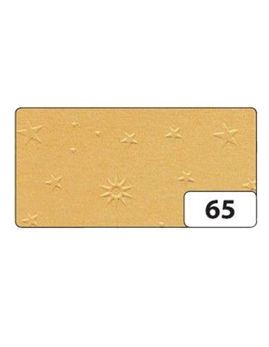 Cartulina folia 50x70cm relieve 220g estrellas oro - 49055065