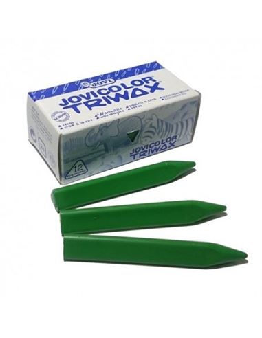 Ceras jovicolor triwax 12ud verde claro - 5997304