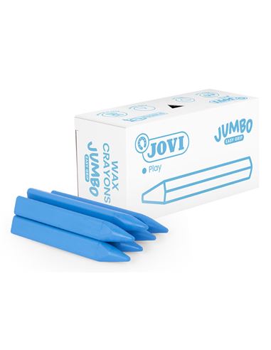 Ceras jovicolor triwax easy grip 12ud azul claro - 5997305