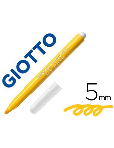 Rotulador giotto turbo maxi 12ud amarillo medio - 148456002
