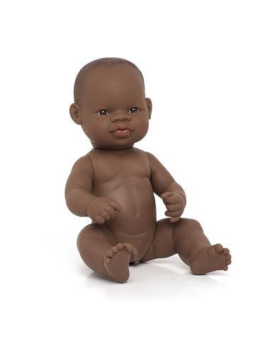 Muñeco recien nacido africano 32 cm - 16531033