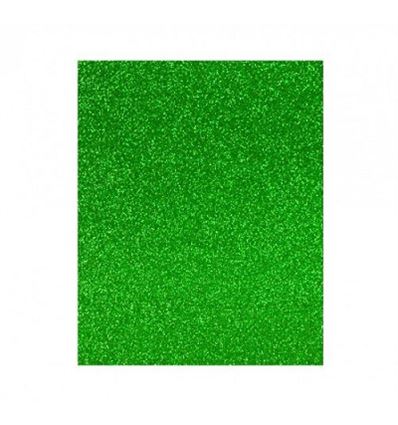 Lamina goma eva a. diamantina 20x30x2 verde - EVA-DIAMANTINA-VERDEP-881534